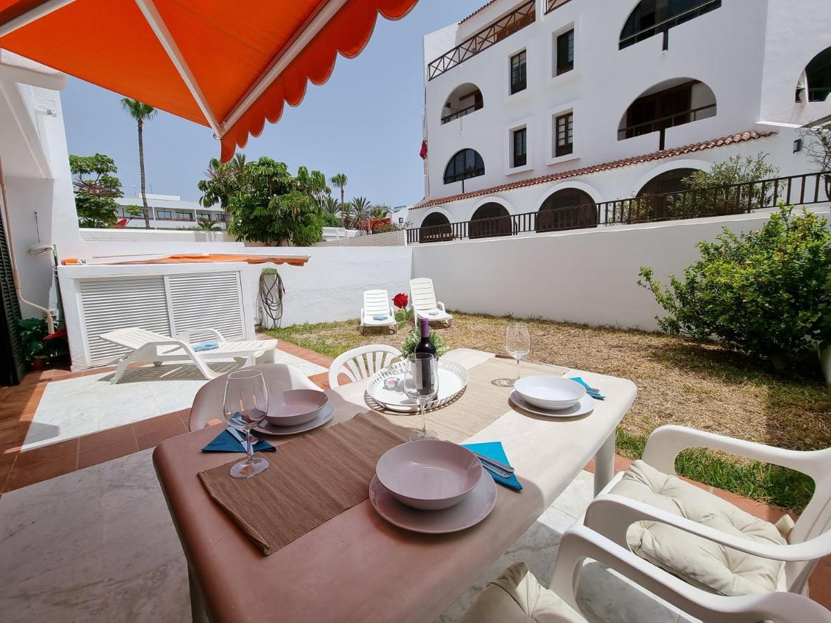 Casa Teide, Ground Floor Apartment Parque Santiago 1, Heated Pool, 100 M To Sea And Beach, Wifi Playa de las Americas  Eksteriør bilde